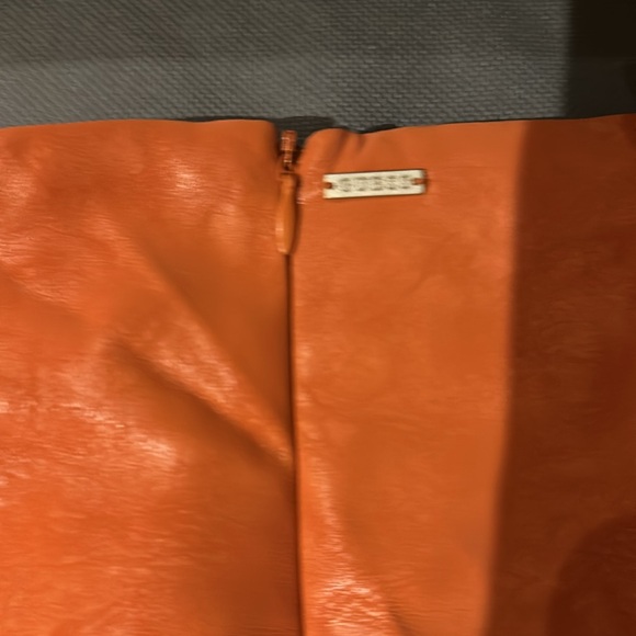 Zara Rust Asymmetrical Skirt - Picture 3 of 5